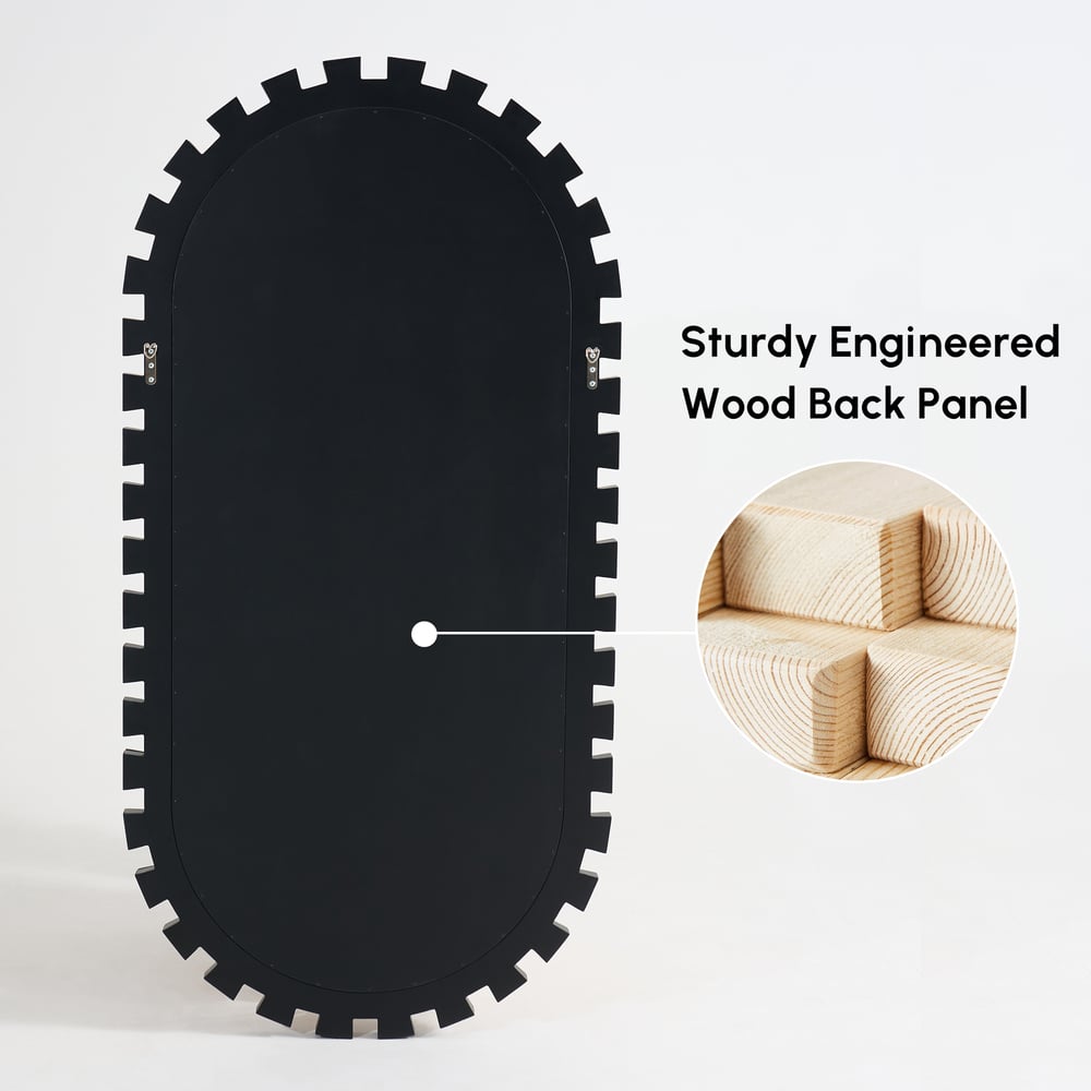 160 cm Full Length Floor Mirror, Leaning & Wall Mounted Full Body Mirror window image