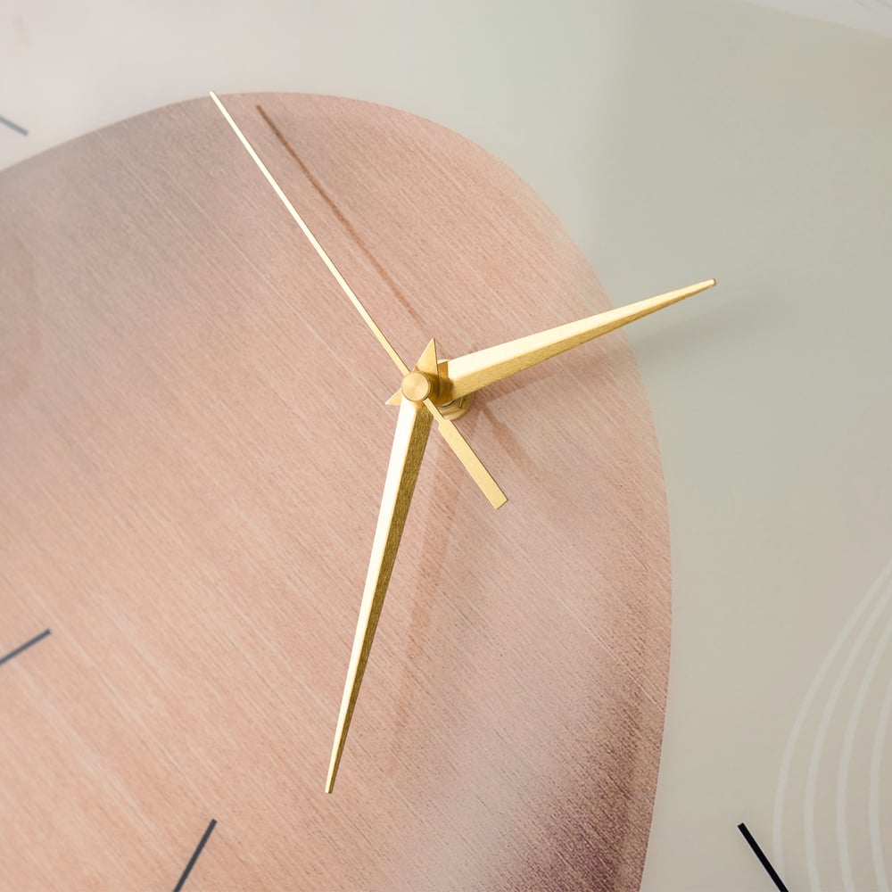 Horloge murale LED 60,96 cm (24 pouces) avec rétroéclairage dimmable, plusieurs modes d'éclairage et télécommande image de fenêtre
