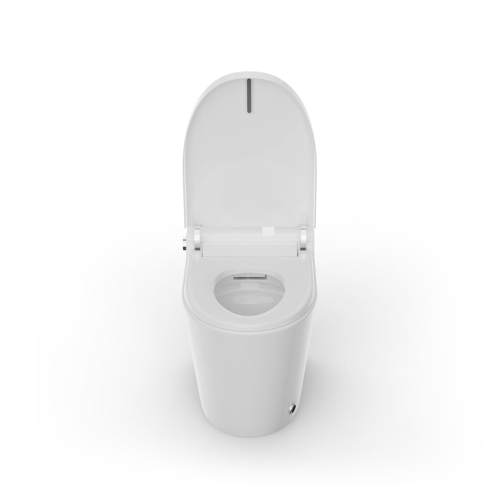 Glowin K1 Pro Smart Bidet Toilet with Built-in Tank, Foam Shield, CE window image
