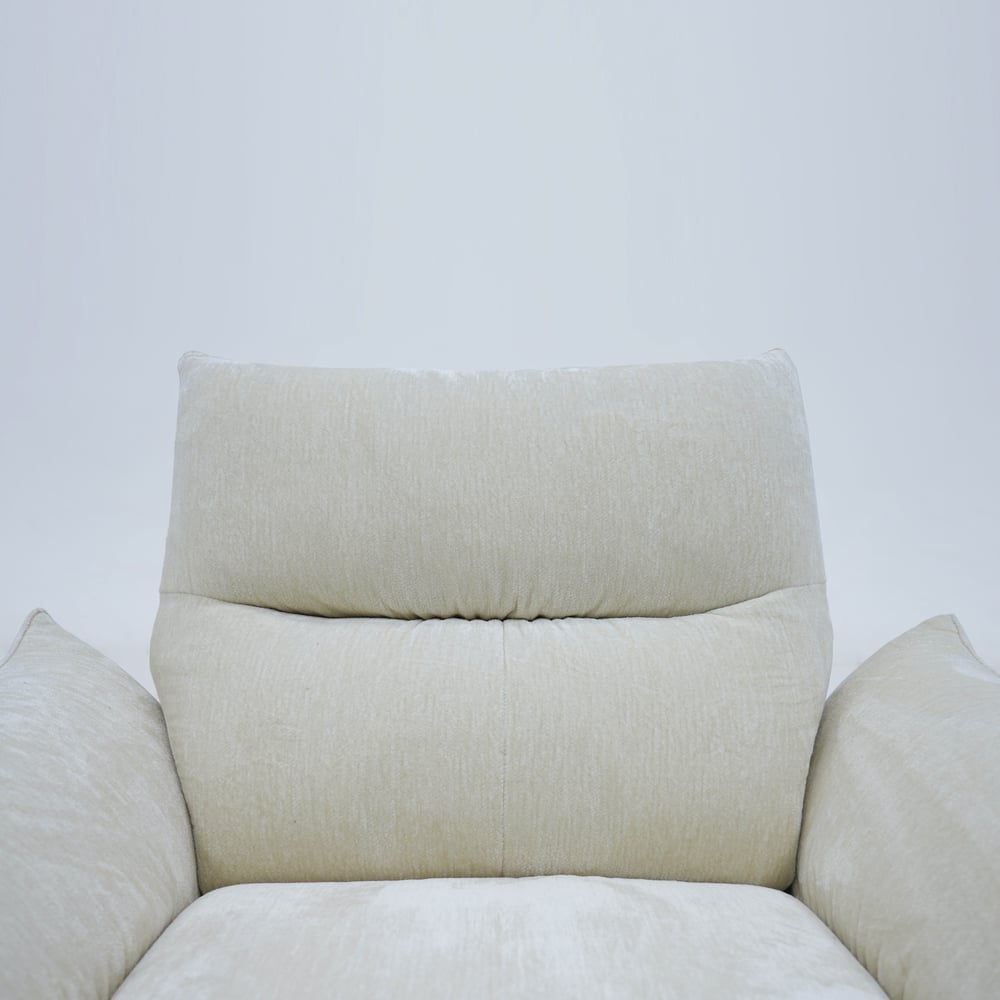 Performance Chenille Power Recliner Swivel Rocker Chair With Dual Motor & Adjustable Armrests window image