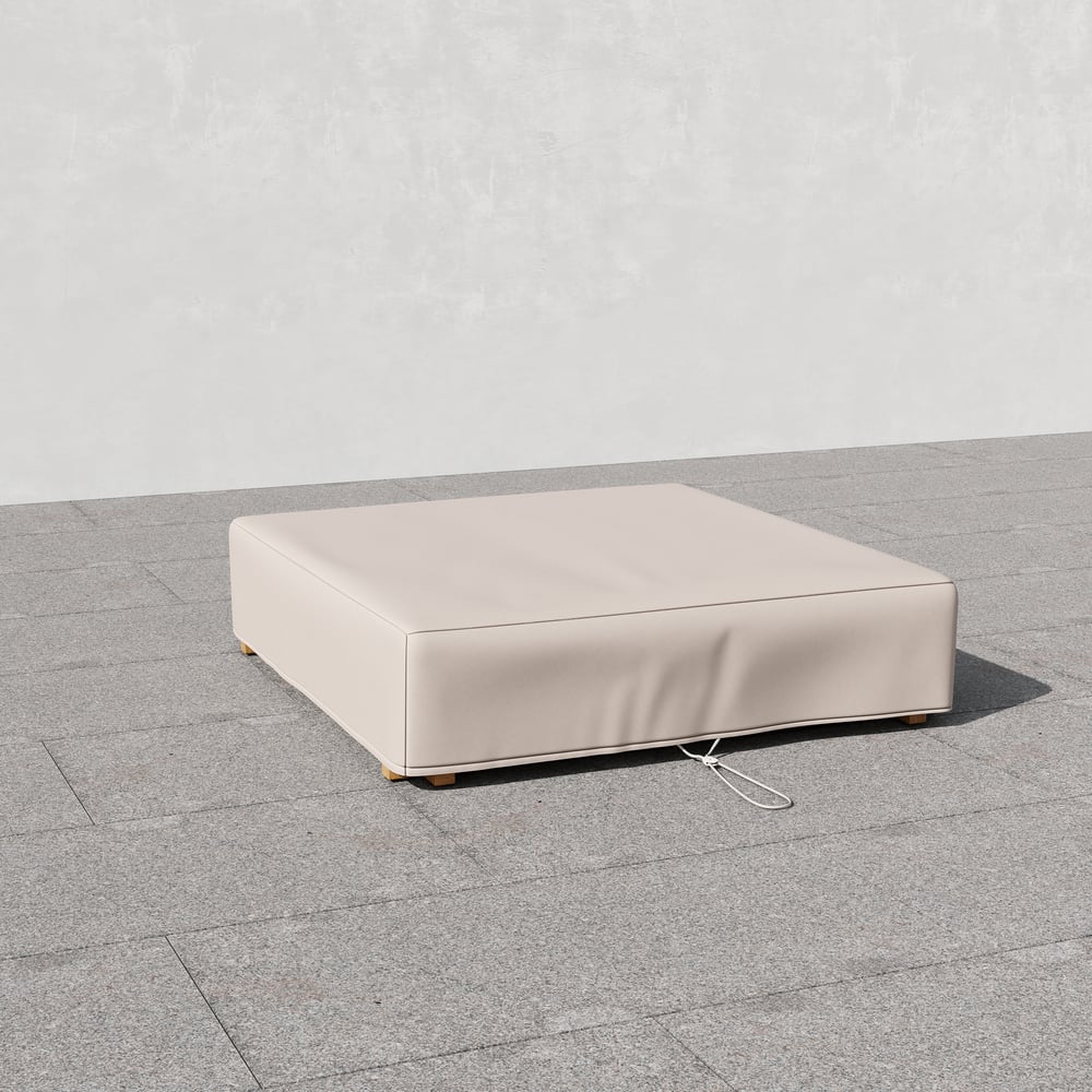 Grida Outdoor 600D Tough Canvas Waterproof Patio Furniture Set Covers in Ivory window image