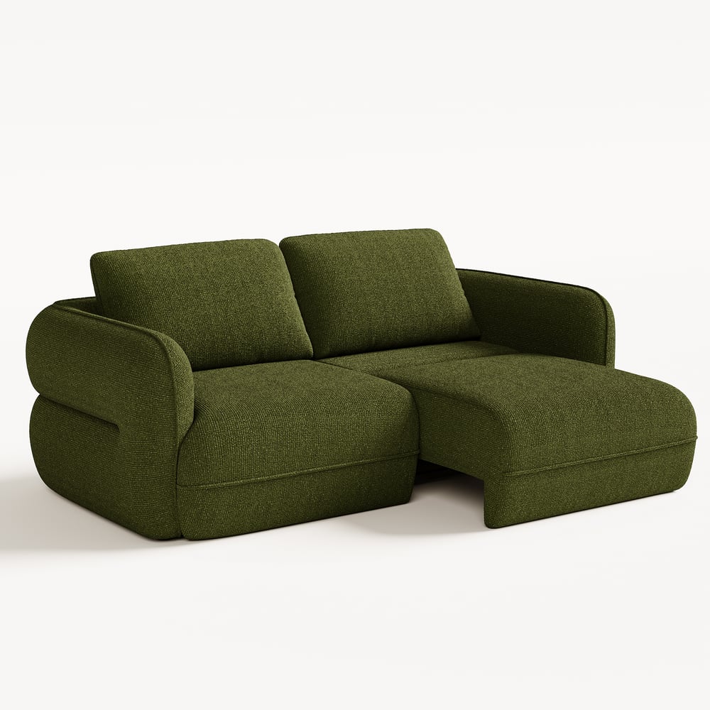 86"  Chenille Power Convertible Sleeper Sofa window image
