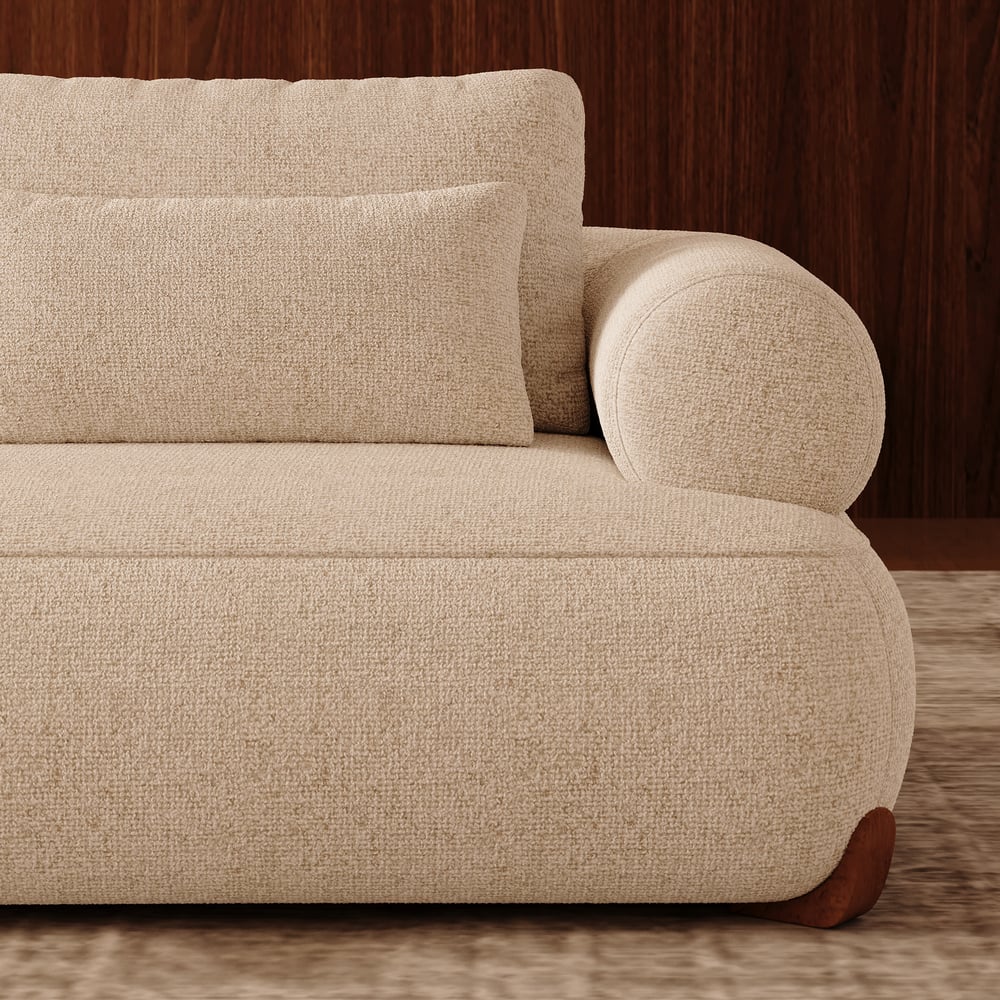L-Shaped Chenille Adjustable Backrest Sectional Sofa window image