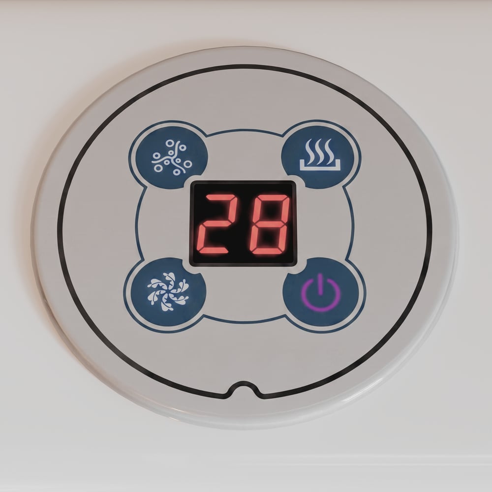 Baignoire balnéo de 150 cm avec contrôle thermostatique, jets de massage et éclairage LED image de fenêtre