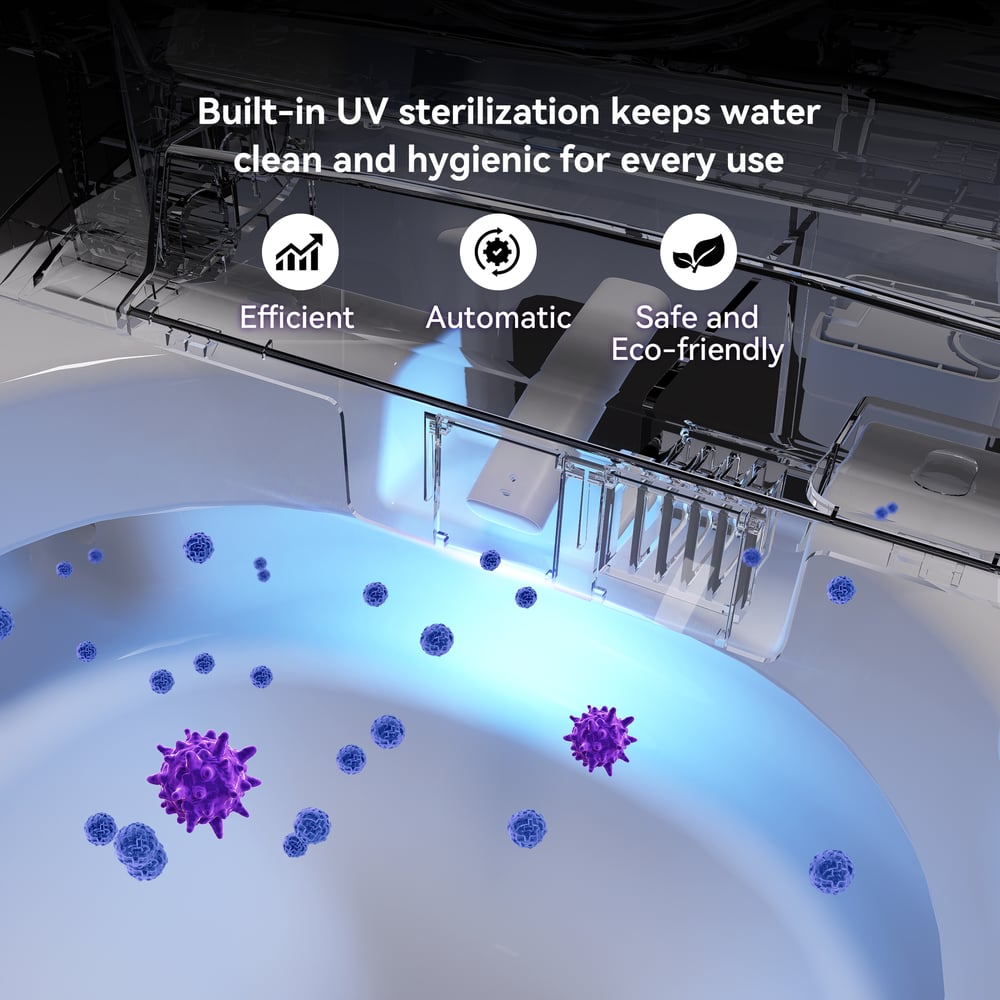 Hynova - WC Bidet Intelligente Automatico con Serbatoio Integrato e Altezza Sedia Comfort Immagine della finestra
