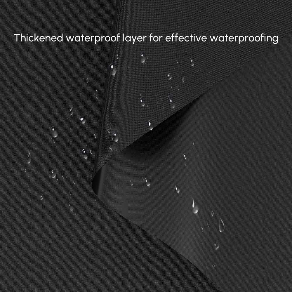 600D Tough Canvas Waterproof Outdoor Patio Furniture Set Covers in Black window image