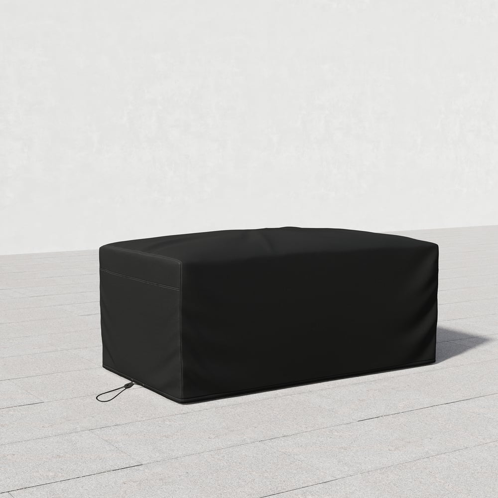 Tevara 600D Tough Canvas Waterproof Outdoor Patio Fire Pit Cover window image