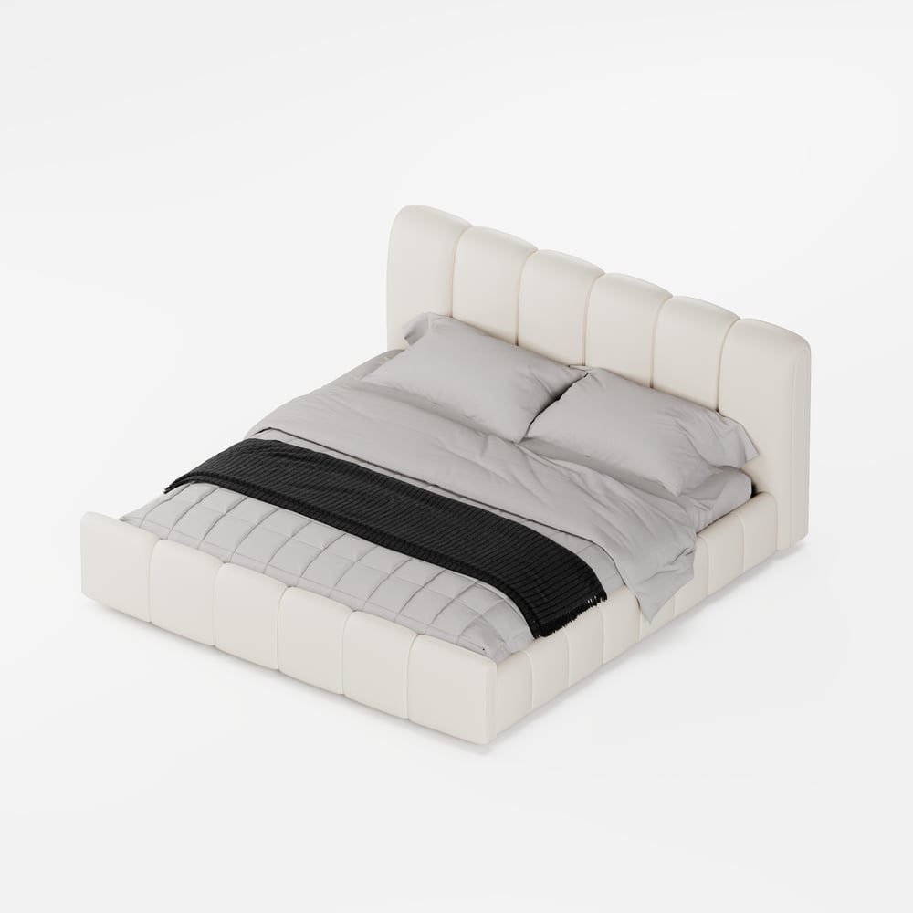 Humply Queen Faux Leather Storage Bed with Drawers window image