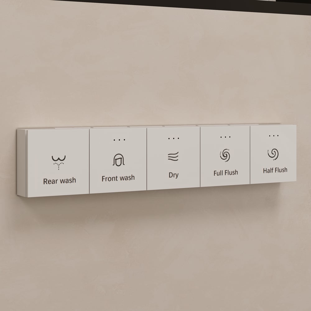 Fitro H3 Wall-Mounted Smart Bidet Toilet with Built-In Tank, Foam Shield, cUPC & ETL window image