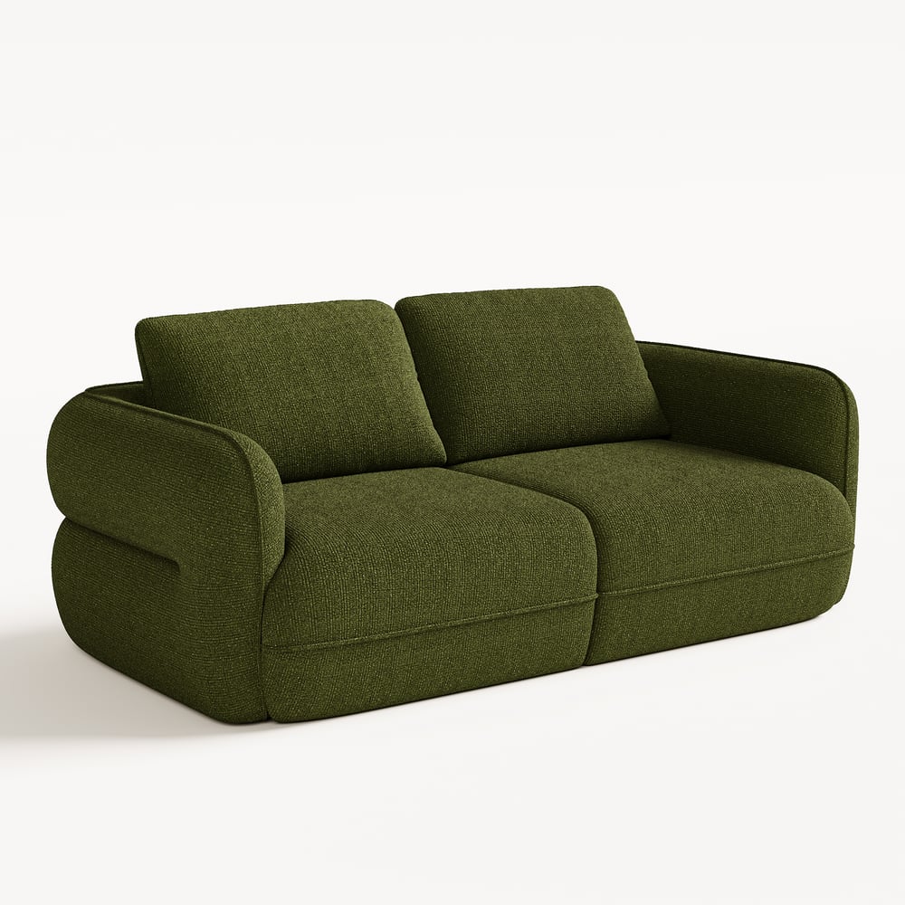 86"  Chenille Power Convertible Sleeper Sofa window image