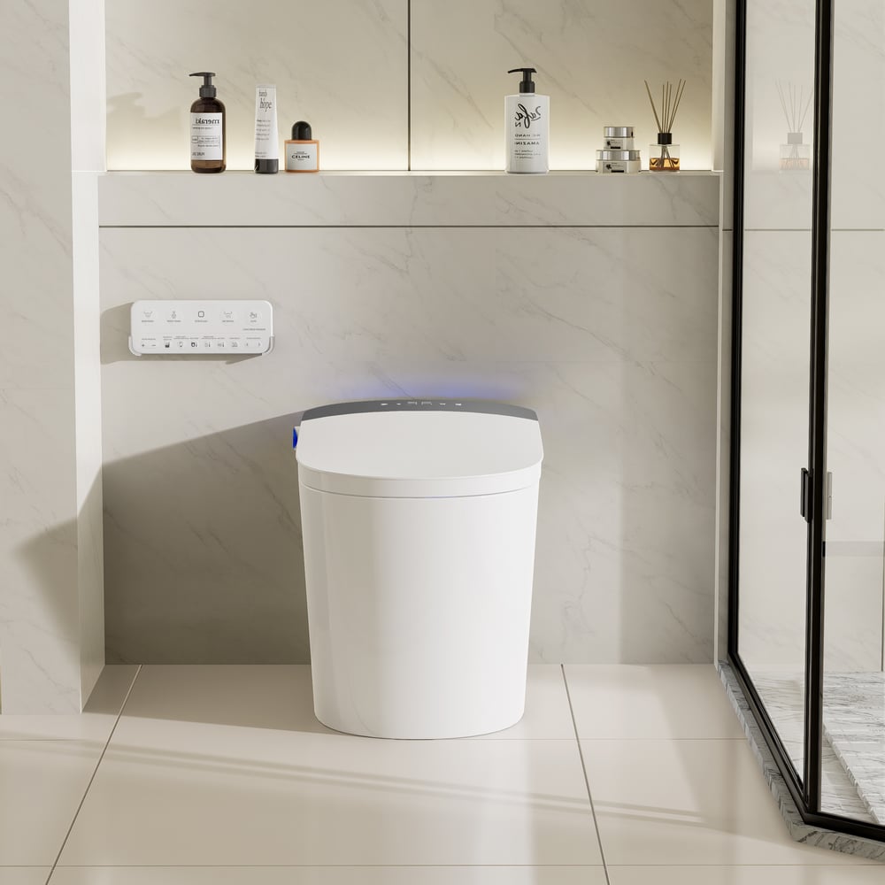 Hynova - WC Bidet Intelligente Automatico con Serbatoio Integrato e Altezza Sedia Comfort Immagine della finestra