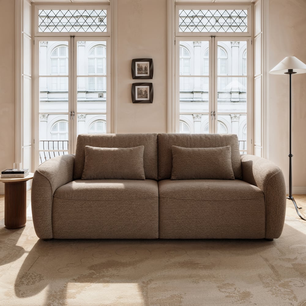 212cm 2-Seater Pet-Friendly Chenille Power Reclining Sofa with Adjustable Backrest window image