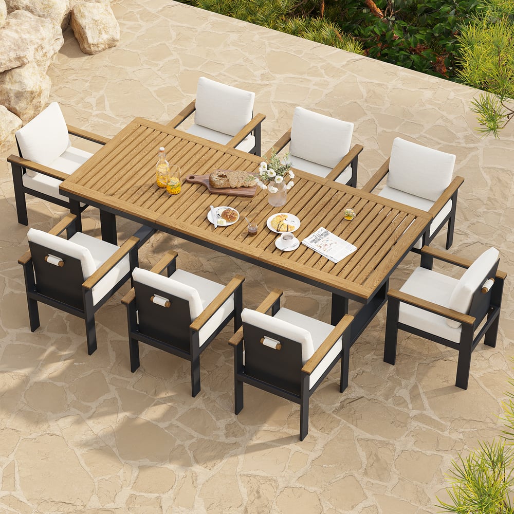 Questions and Answers for Tevara Garden Teak & Aluminium Dining Chairs in White, Set of 2