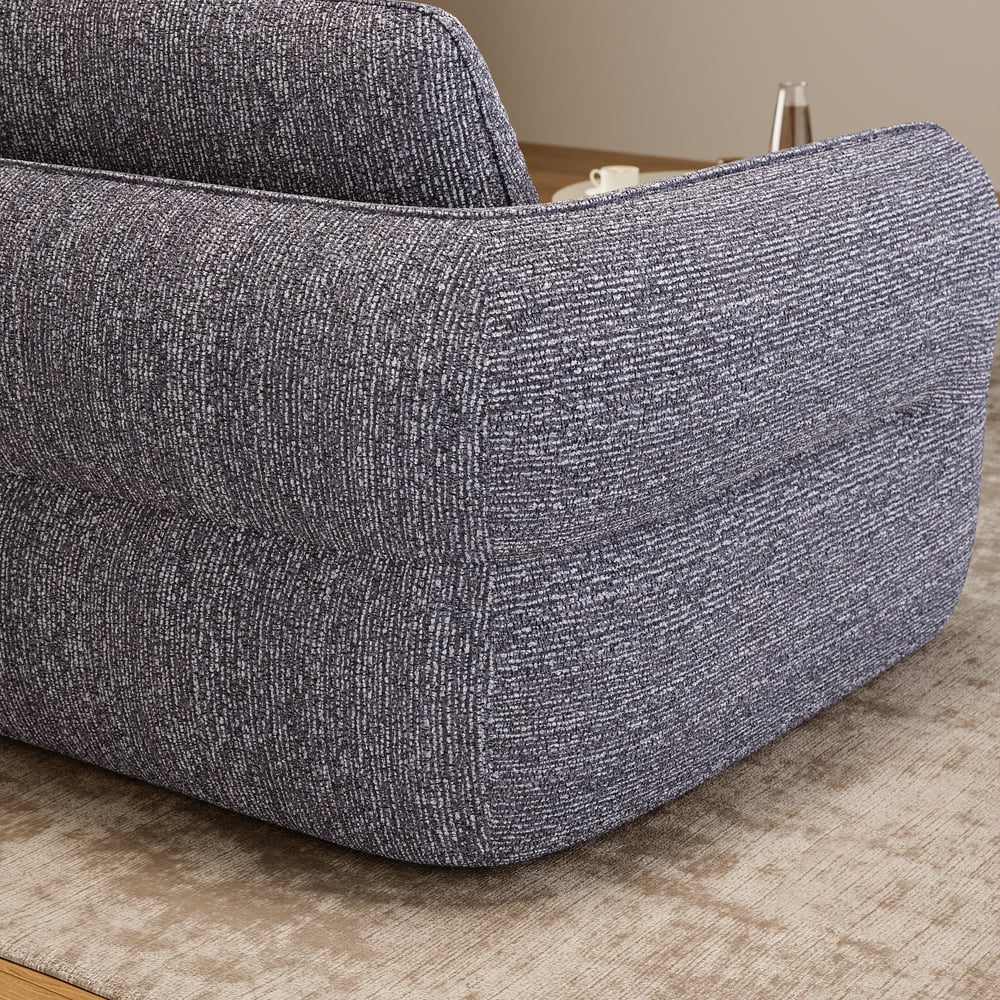 Modern 87" 2-Seater Chenille Power Convertible Sleeper Sofa with Remote Control window image