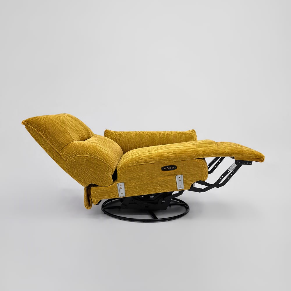 Florvia Chenille Dual-Motor Reclining Lounge Chair window image