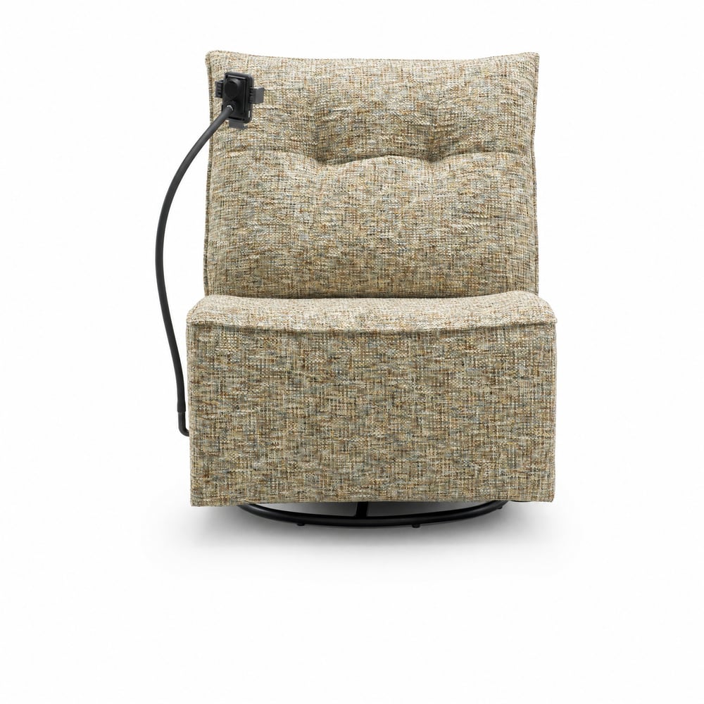 Performance Liner Power Swivel Rocker Recliner Accent Chair with Phone Holder window image