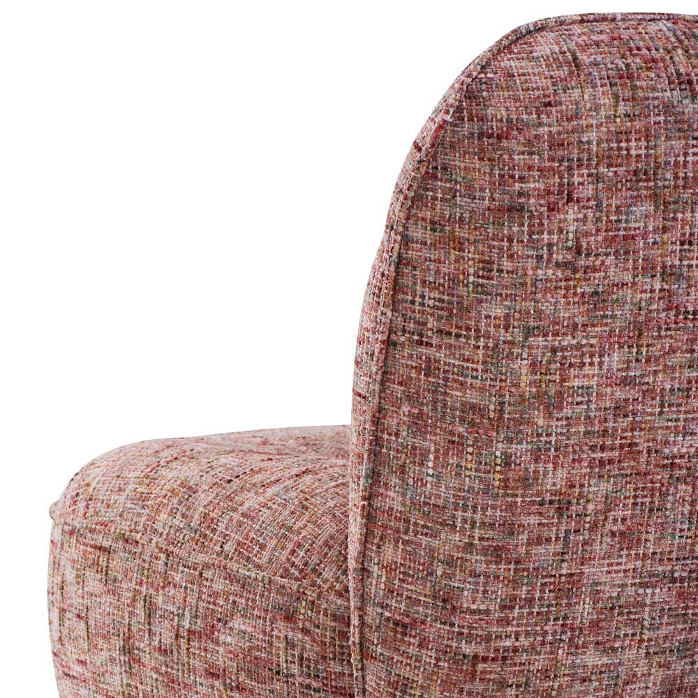 Performance Linen Swivel Slipper Accent Chair window image