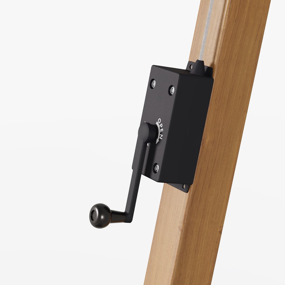 Parasol déporté de 2700 mm pour patio extérieur image de fenêtre