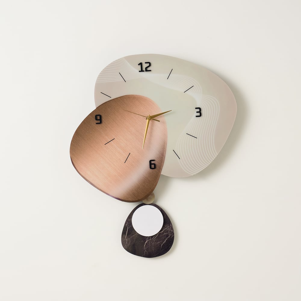 Horloge murale LED 60,96 cm (24 pouces) avec rétroéclairage dimmable, plusieurs modes d'éclairage et télécommande image de fenêtre