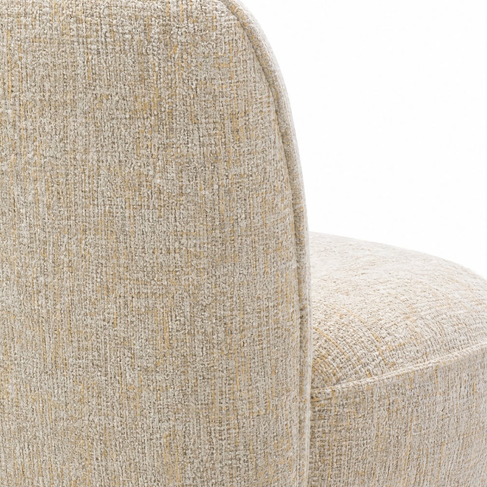 Performance Linen Swivel Slipper Accent Chair window image