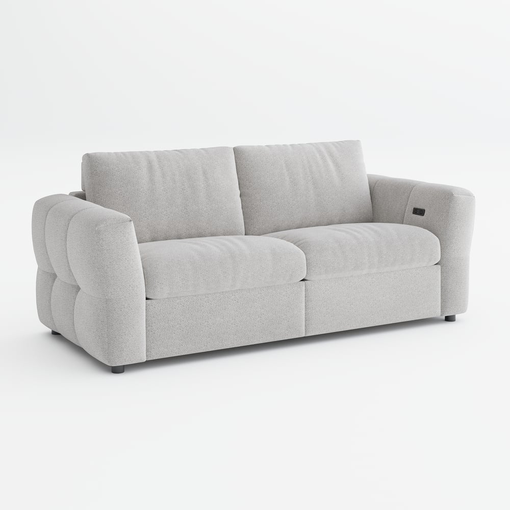Glidio Chenille Power Reclining Sofa with Adjustable Headrests window image