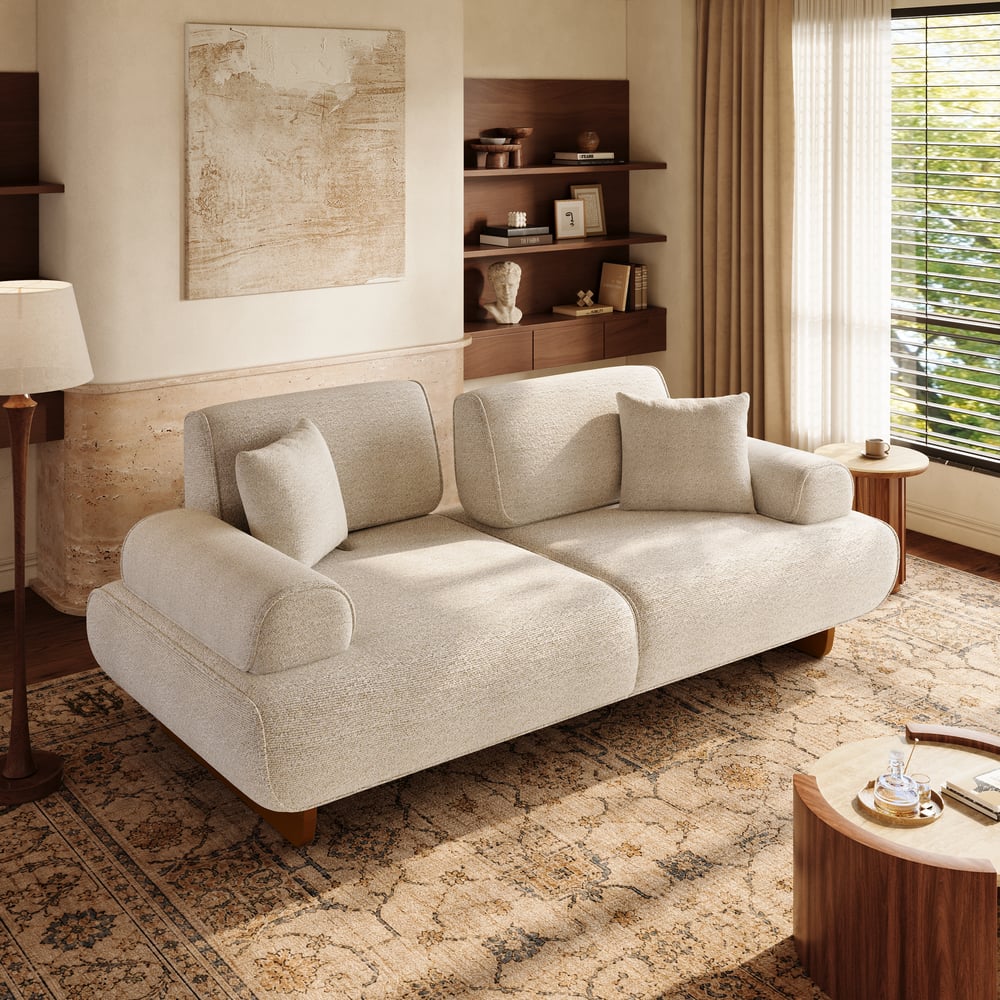 Performance Chenille Adjustable Backrest Sofa window image
