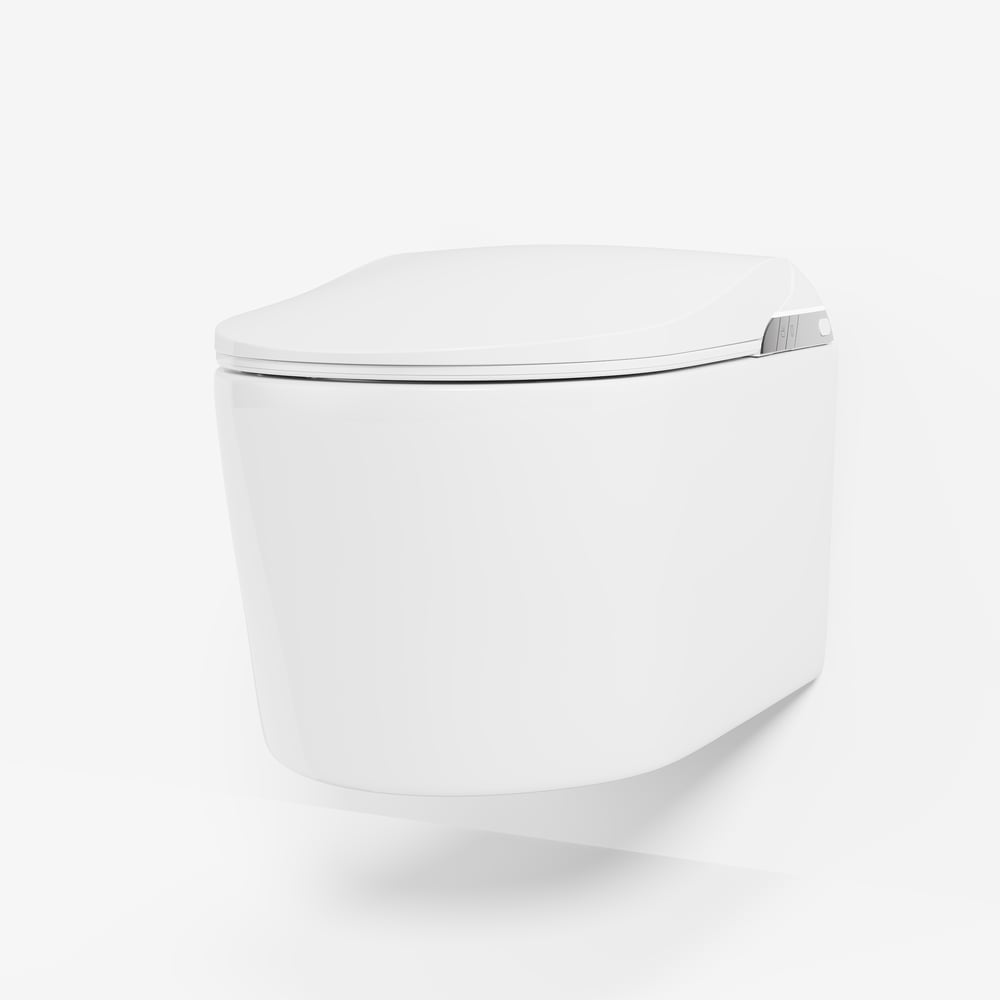 Fitro H3 Wall-Mounted Smart Bidet Toilet with Built-In Tank, Foam Shield, cUPC & ETL window image