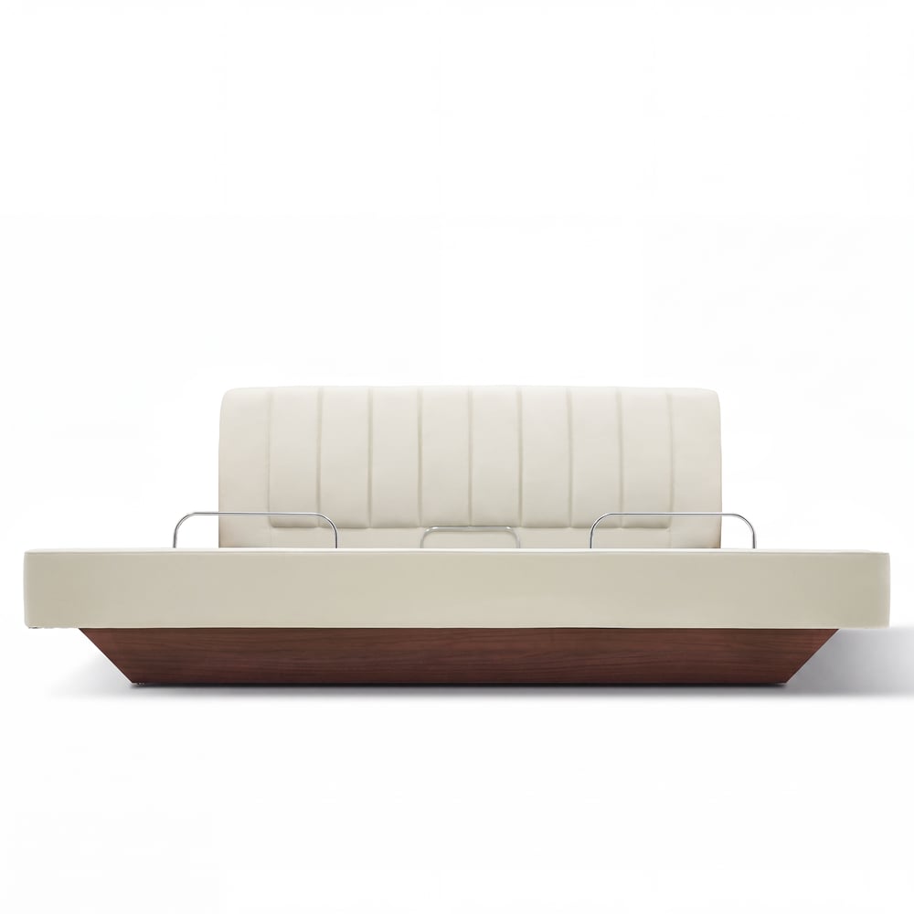 King Genuine Leather Zero Gravity Adjustable Bed Set window image