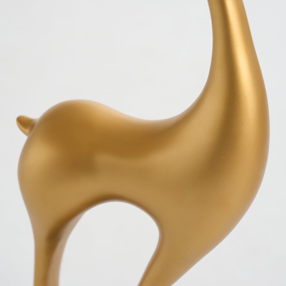 Lampadaire moderne en résine en forme de cerf avec télécommande – 76 cm de hauteur avec boule lumineuse image de fenêtre