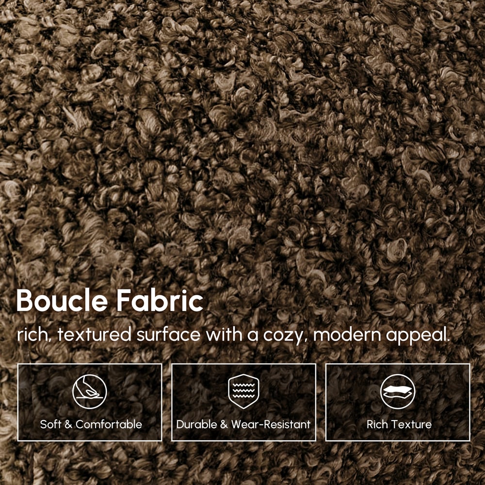 Pouf courbé 15" Performance Boucle image de fenêtre
