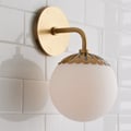 Worldgle Modern Globe 1-Light Indoor Wall Sconce