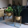 500mm Modern Flower Stand Gold Plant Stand for Indoors Modern Flower Stand in Large