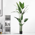70.9" Artificial Canna Tree 1 Piece Faux Plastic Indoor & Outdoor Plant