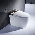 Automatic Smart Bidet Toilet with UV Sterilization Lamp Function White 1.28 GPF