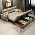 Khaki King Sofa Bed