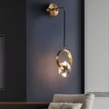 Unical Modern Decorative LED Crystal Wall Sconce with Adjustable Cable