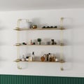 3-Tier Luxury Floating Shelves Wall Shelf in MDF Wall Mounted Shelves 