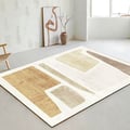 Modern 6' x 9' Abstract Geometric Faux Cashmere Indoor Area Rug Living Room Bedroom