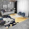 6' x 9' Modern Abstract Painting Multi-colored Rectangle Area Nylon Rug