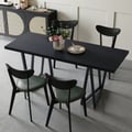 63" Industry Style Reangular Wood Dining Table Seats 4-6 People