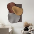 31.5" Large 3D Abstract & Geometric Metal Wall Decor Art for Living Room Bedroom