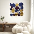 800mm Large Abstract Irregular Colorful Pebble Wall Mirror Decor Art Living Room Bedroom