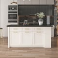 1830mm Kitchen Islands Black & White Modern with Storage Kitchen Cabinet