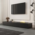 79" Sintered Stone Electric Fireplace Humidifier TV Stand