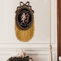 5" x 7" Retro Gold Distressed Engraved Picture Frame Tassel Wall-mounted Photo Frame