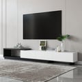 Quoint Extendable TV Stand with 3 Drawers(71"-100")