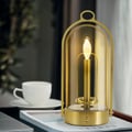 2500mAh Gold Portable LED Cordless Table Lamp Dimmable Rechargeable Night Light
