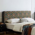 Vintage Queen Jacquard Upholstered Headboard Pillow