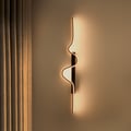 1000mm Black and Gold Tri-color LED Wall SconceLighting