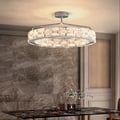 Modern 3 Color Crystal Chandelier Pendant Light